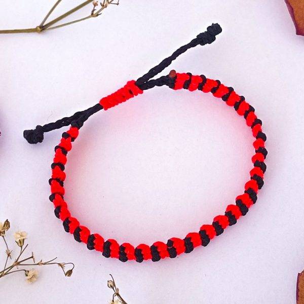 Bracciale Ritornello - Nero & Fluo - immagine 2